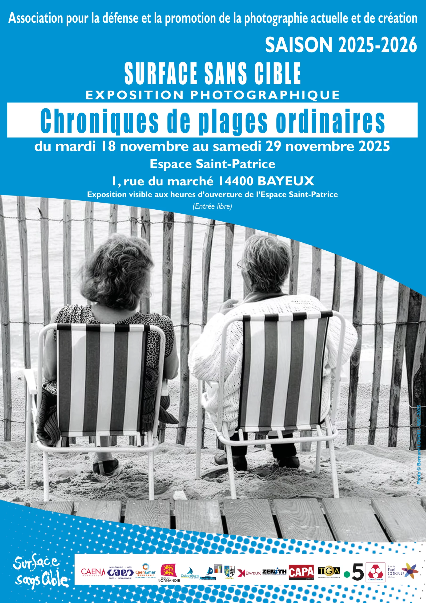 Affiche de l'exposition Chronique de plages ordinaires