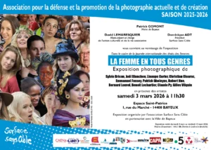 invitation vernissages "La femmes en tous genres"
