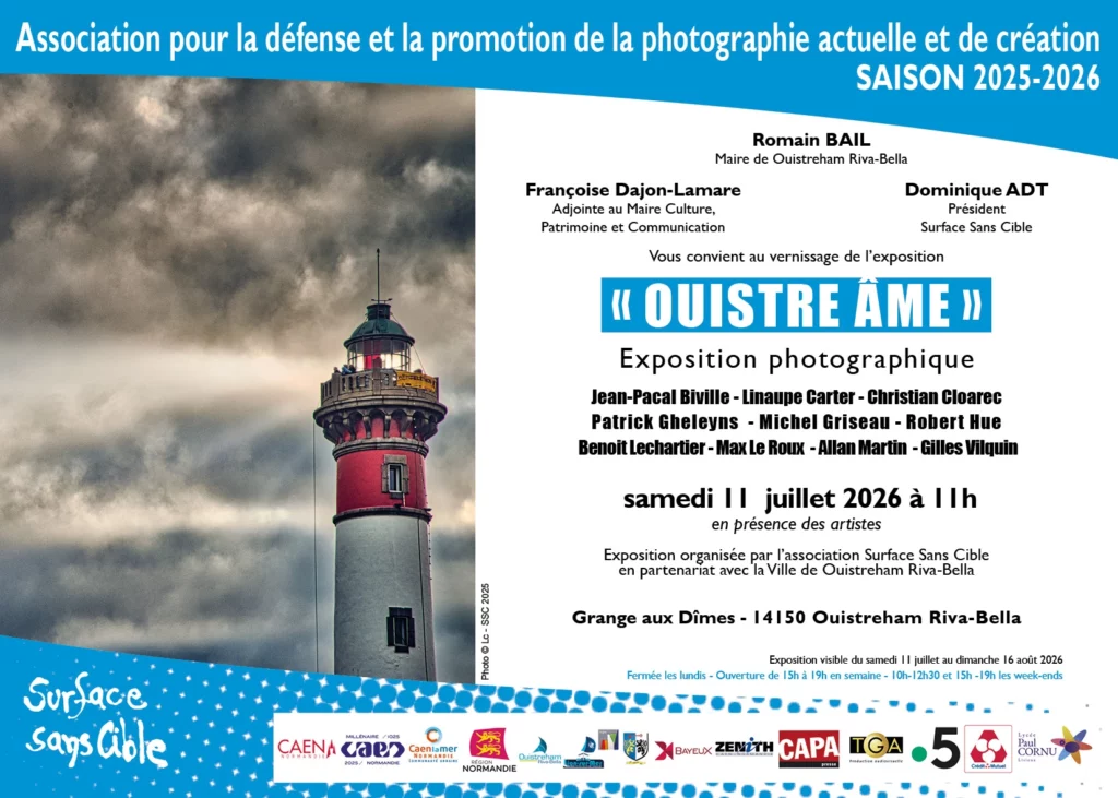 Invitation exposition Ouistre Âme par surface sans cible